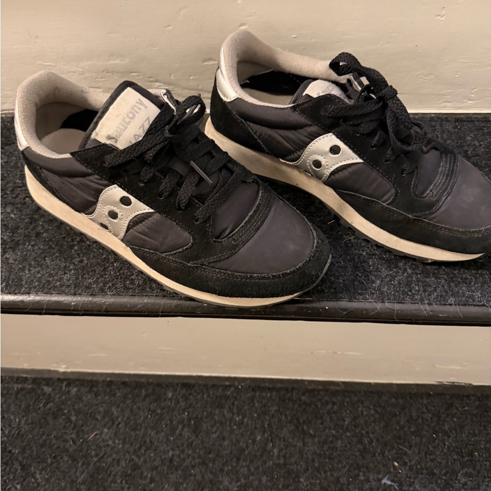 Saucony Black and White Sneakers